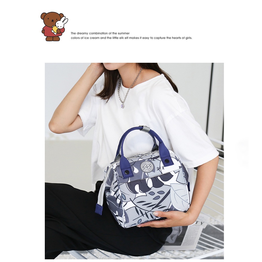 Túi đeo chéo du lịch thiết kế nhỏ gọn phong cách Mori thời trang cho mẹ bầu