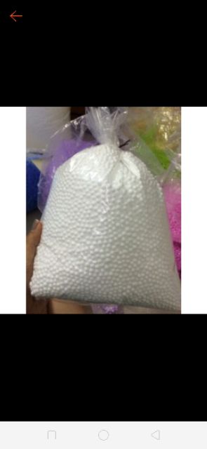 Gói 100gr hạt xốp trắng