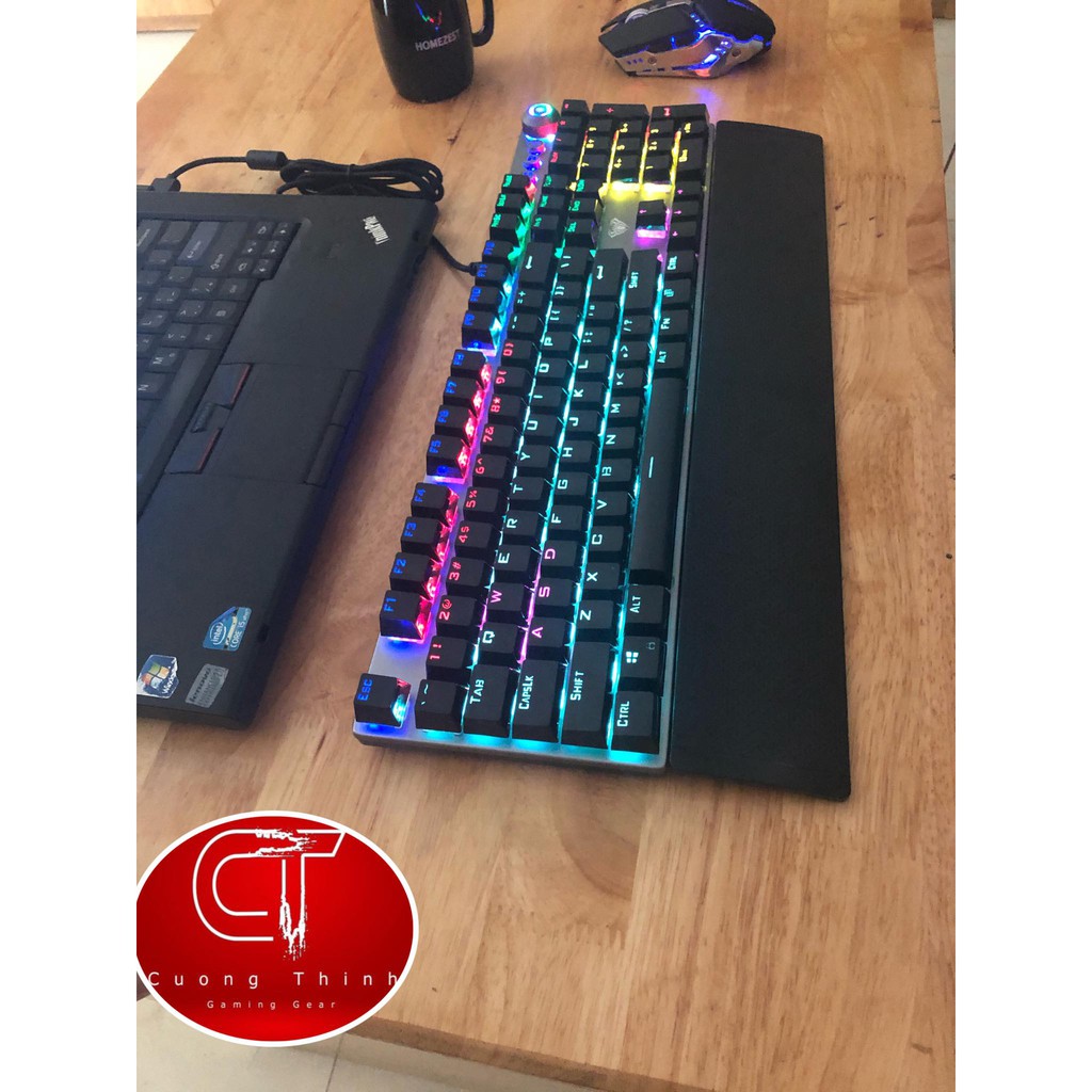 Bàn Phím Cơ 💓FREESHIP💓 Bàn Phím  Aula_f2088  Bàn Phím máy tính chính hãng led RGB.