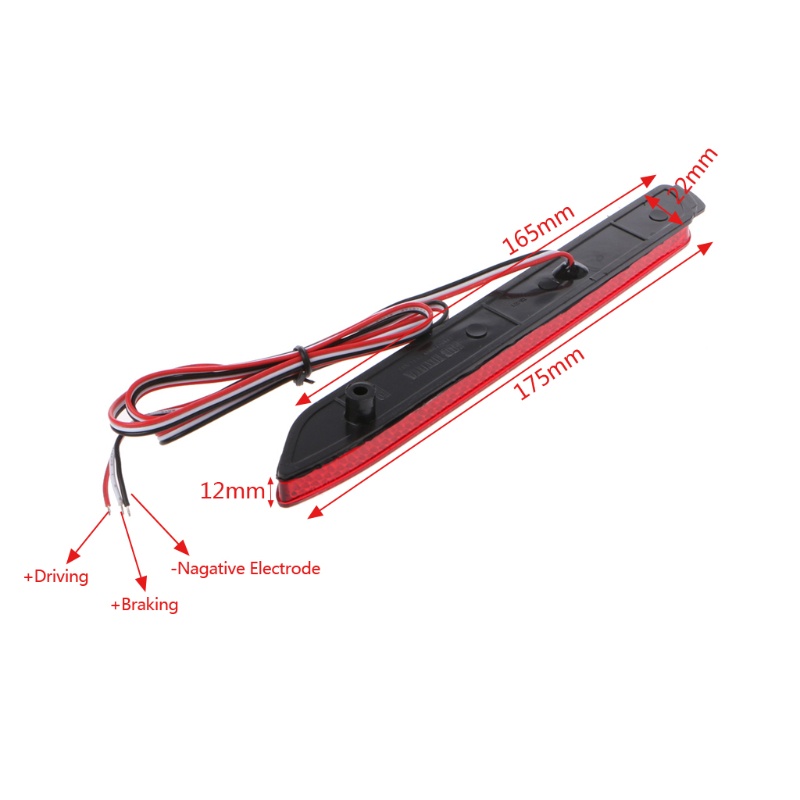 Set 2 Đèn Phản Quang Gắn Cản Sau Xe Hơi Camry for Innova Lexus