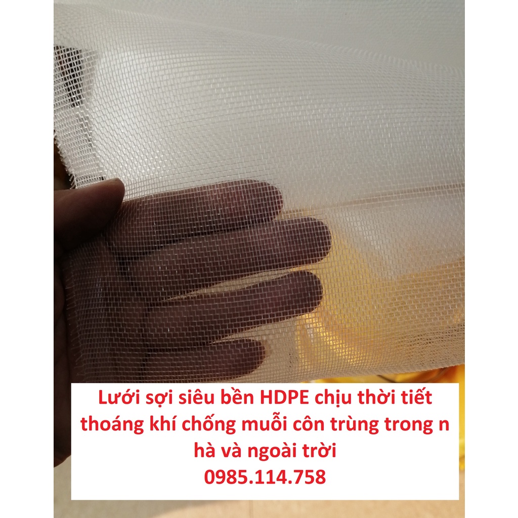 1m2 Lưới chống muỗi côn trùng sợi HDPE siêu bền chịu thời tiết - Chắn muỗi côn trùng hiệu quả cả ngoài trời trong nhà