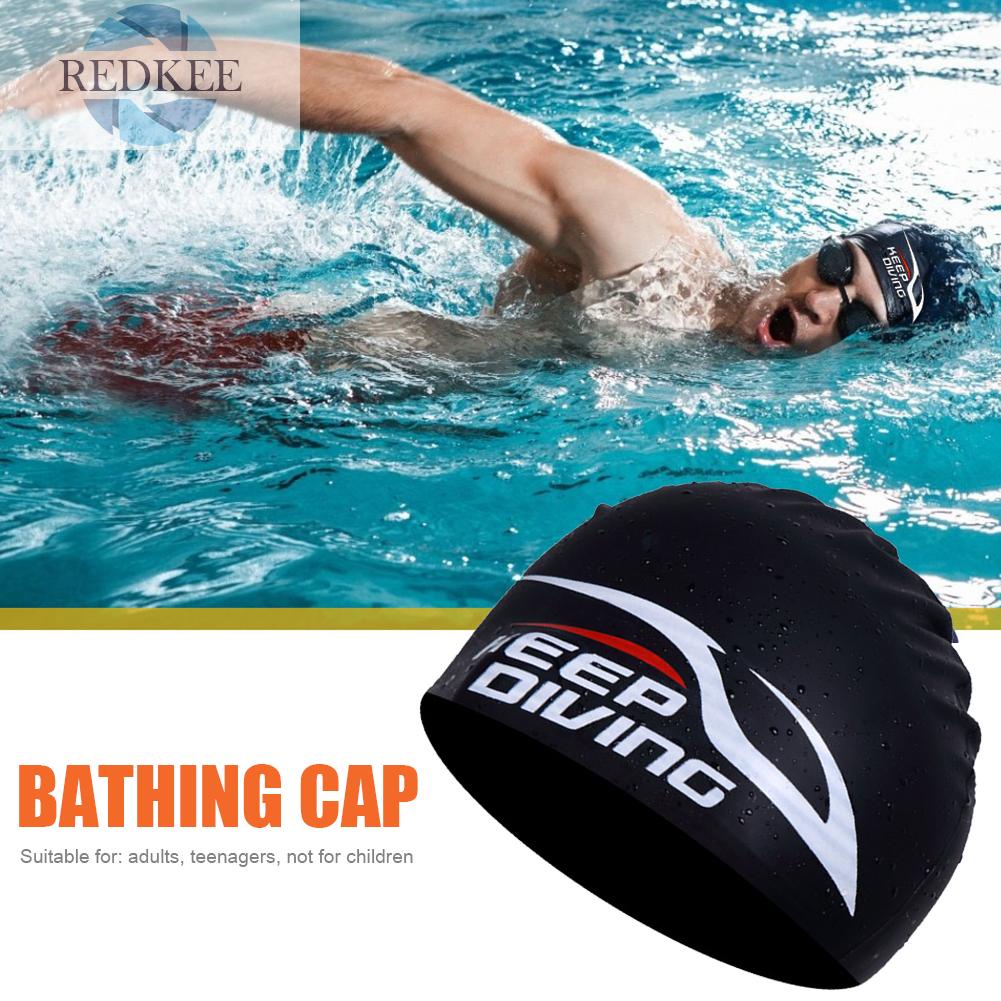 Mũ Bơi Silicone Chống Thấm Nước Cho Nam Và Nữ