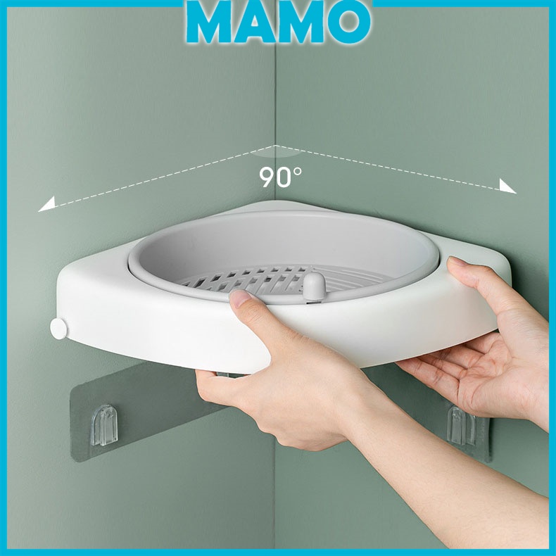 Kệ Góc Nhà Tắm Dán Tường Nhựa 2 Lớp Dày Dặn Chắc Chắn, Giá Để Đồ Nhà Tắm Cao Cấp ĐỒ GIA DỤNG-LO68
