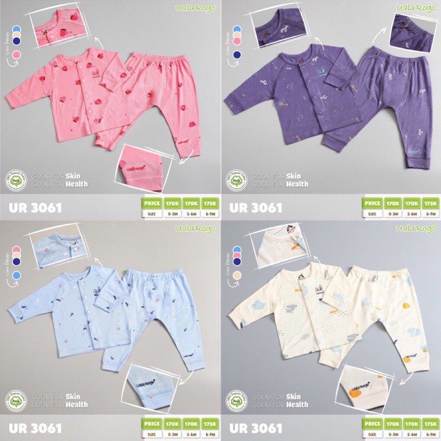 Bộ quần áo cài giữa PETIT Uala & Rogo UR 3061