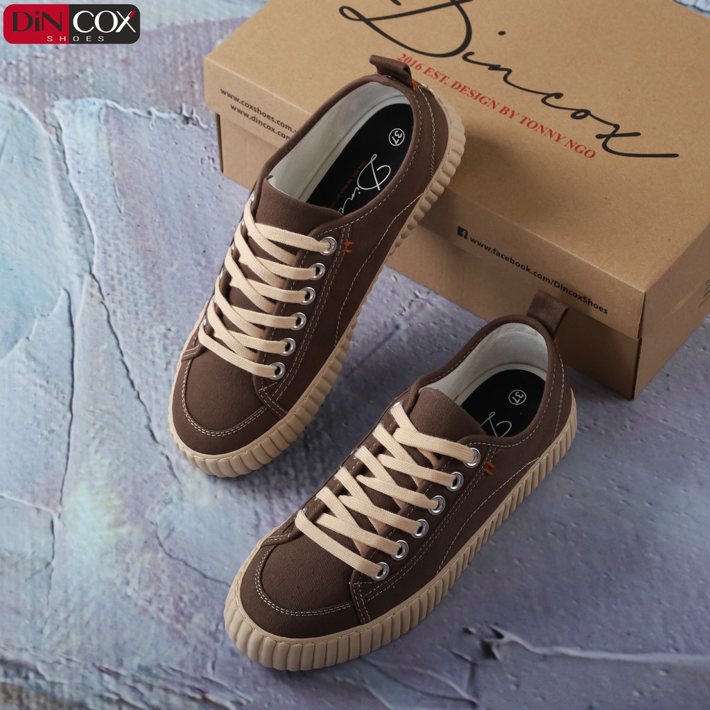 [COX] Giày Sneakers Dincox Nữ/Nam D27 CHOCOLATE CHÍNH HÃNG