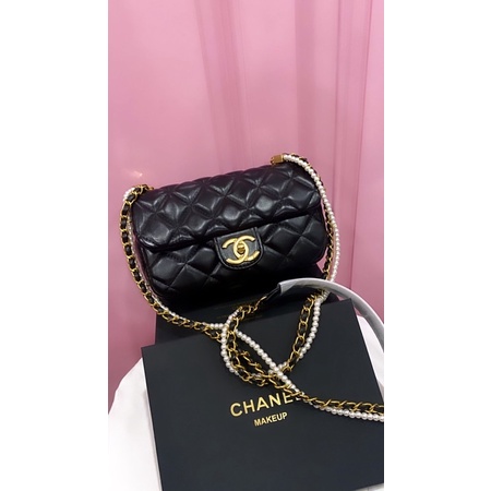 túi Chanel Vip gift dây trai (size 19x11x7cm)