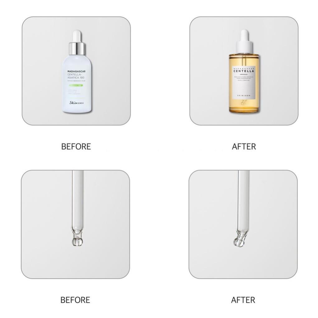 Chính Hãng- Tinh Chất Rau Má Skin1004 Hỗ Trợ Giảm Mụn, Phục Hồi Da Madagascar Centella Ampoule 55ml