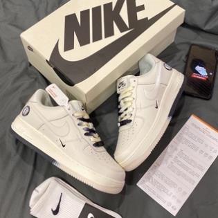 Giày thể thao AF1 đế 2 màu âm dương nam nữ Giầy sneaker  Air Force 1 Brooklyn cao cấp Hot Trend 2022