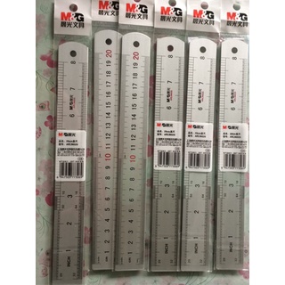 Thước kẻ sắt mg 30cm arln0484, 20cm arln0483, thước kẻ học sinh cao cấp