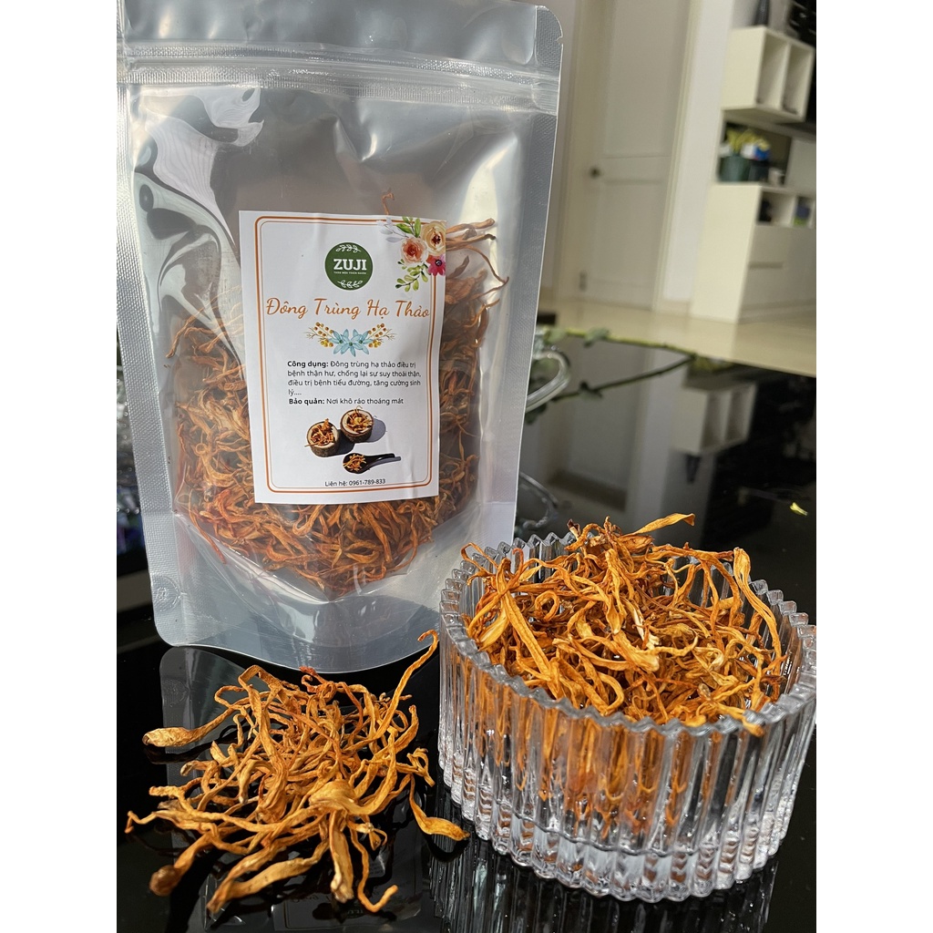 ✅ Đông Trùng Hạ Thảo 100g Thanh Lọc Cơ Thể, Ngủ Ngon, Đẹp Da
