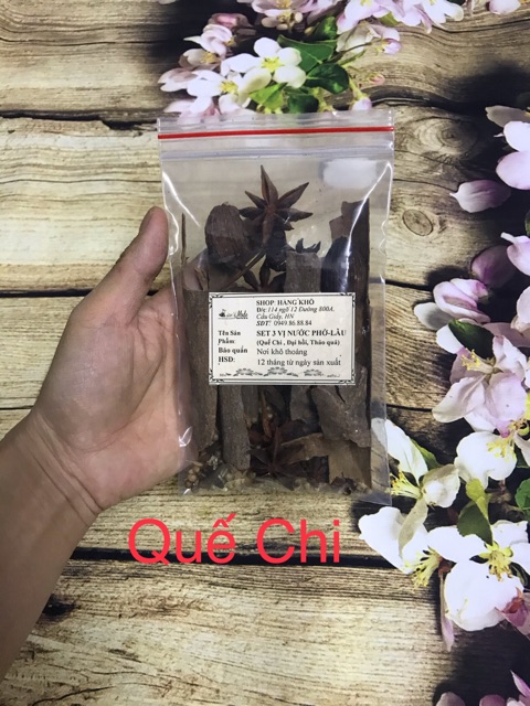 Set gia vị nước Phở, Lẩu gồm Quế, Hồi, Thảo quả, Tiểu Hồi, Đinh Hương, Hạt Ngò