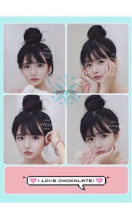 Tóc Giả Búi Củ Tỏi