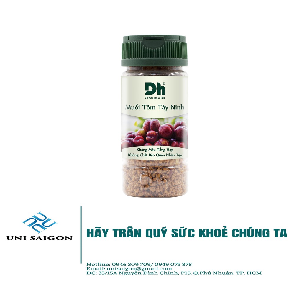 Hũ Muối Tôm Tây Ninh - Thương hiệu DH Foods