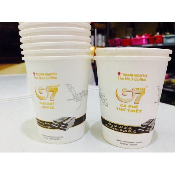 Combo 50 cốc giấy dùng 1 lần
