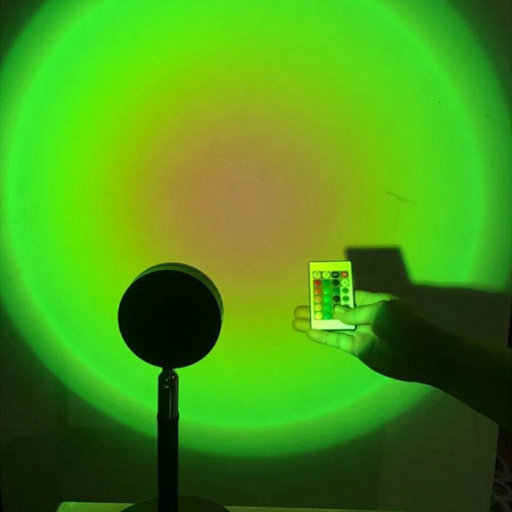 Đèn hoàng hôn 𝗦𝗜𝗘̂𝗨 𝗛𝗢́𝗧 𝗧𝗜𝗞𝗧𝗢𝗞 có mika chuyển đổi 4 màu,đèn led trang trí chụp ảnh , video livestream rất đẹp -dc4581