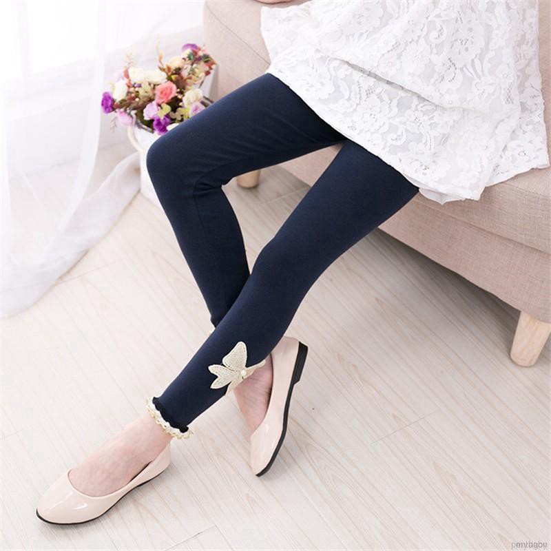 Quần Legging Co Giãn Giữ Ấm Cho Bé Gái