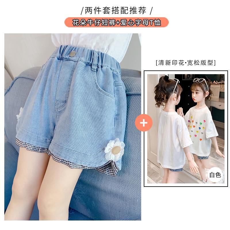 Quần Short Denim Mẫu Mới Năm 2021 Thời Trang Cho Bé Gái
