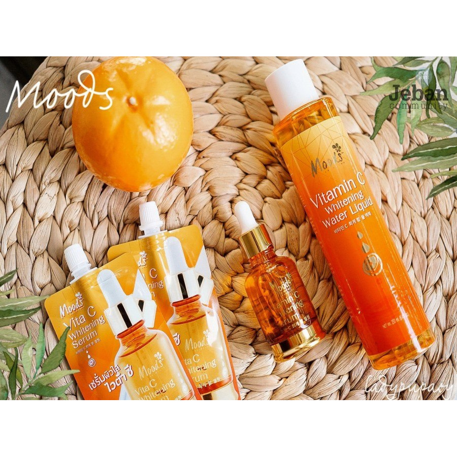 Nước dưỡng ẩm da Moods vıtamın C Whitening Liquid Thái Lan