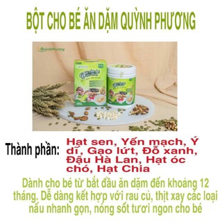 Bột ăn dặm quỳnh phương