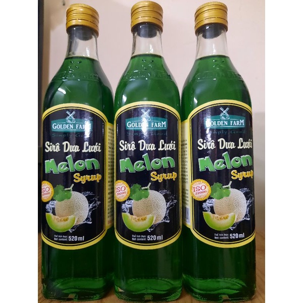 Siro Dưa lưới Golden Farm chai 520ml