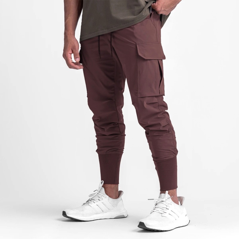 Quần chạy bộ Chất Liệu Nhanh Khô Có Nhiều Túi Cao Cấp Thời Trang Cho Nam Size M-3XL