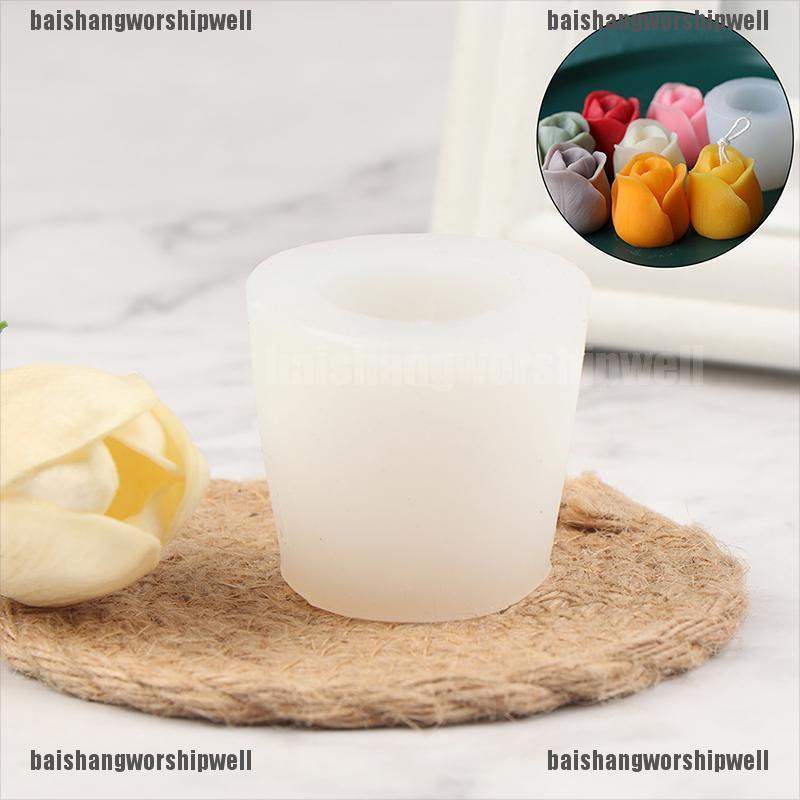 HANDMADE Khuôn Silicon Làm Xà Phòng Hình Hoa Tulip