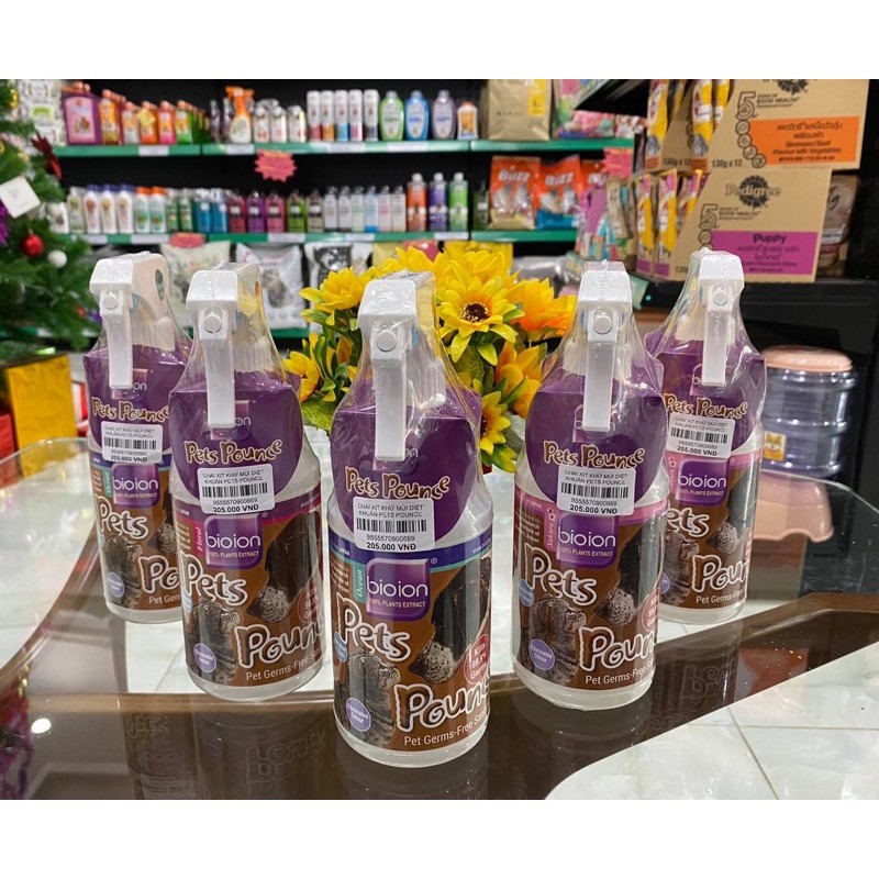 Bình xịt khử mùi diệt khuẩn Pets Pounce 500ml