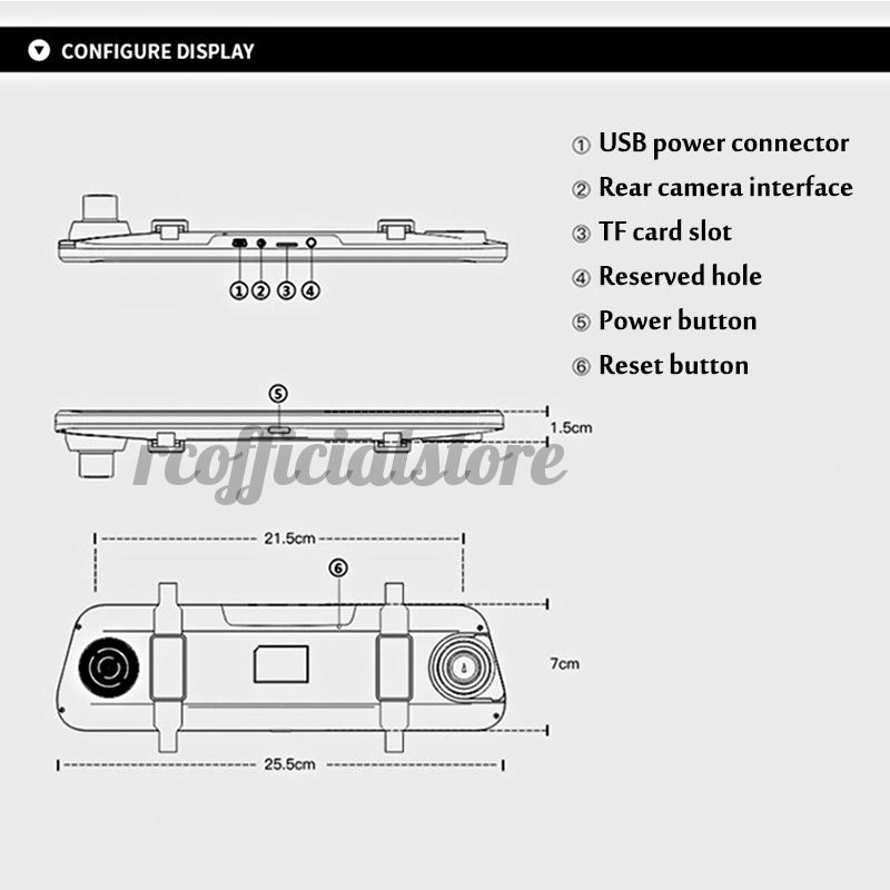 Máy Quay Phim Cổ Điển 10 Inch Độ Phân Giải 1080p | BigBuy360 - bigbuy360.vn