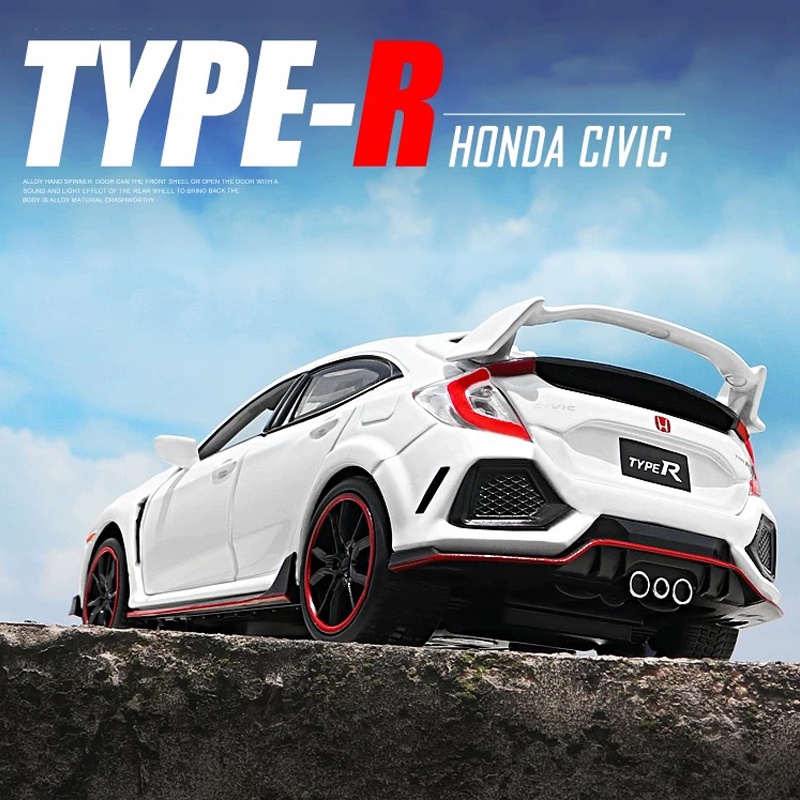 Mô Hình Xe Hơi Honda Civic Type-R Bằng Hợp Kim Tỉ Lệ 1: 32