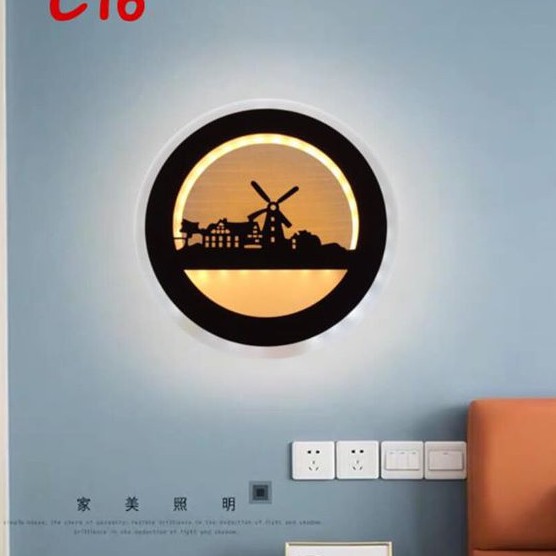 Đèn ngủ treo tường ánh sáng đổi màu, nhiều mẫu mã, trang trí nhà hàng, khách sạn, cafe, quán trà, homestay