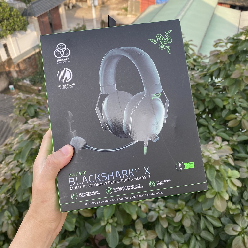Tai nghe Razer BlackShark V2X - Hàng chính hãng, bảo hành 12 tháng