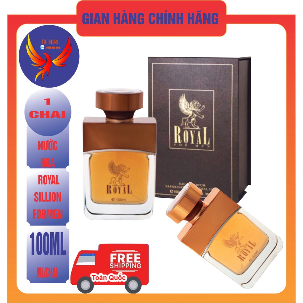 (CÓ VIDEO TỰ QUAY) Nước hoa nam Sellion Royal Nâu 100ml