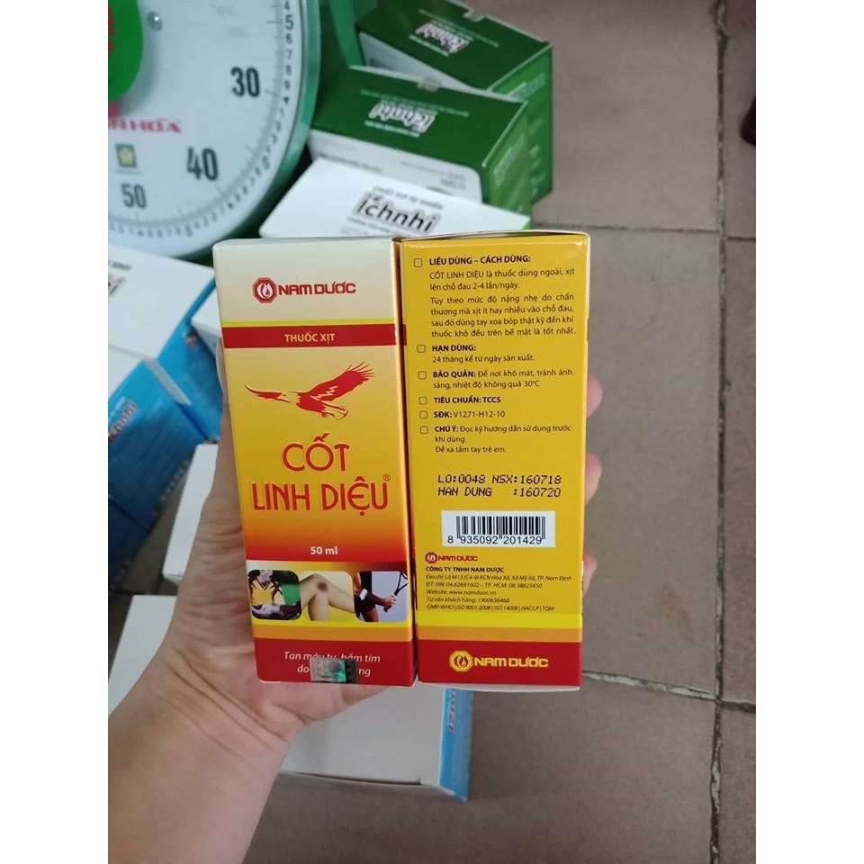 CỐT LINH DIỆU 50 ml  - Giảm đau nhức, mỏi cơ, xương khớp.