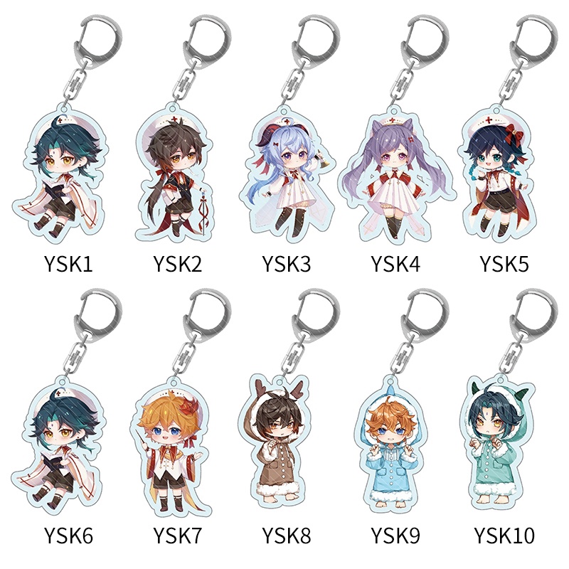 Tmdbyx Móc Khóa Anime Genshin Impact