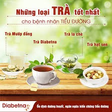 Trà Diabetna  - Hỗ trợ giảm đường huyết và các biến chứng tim mạch , hộp 25 gói