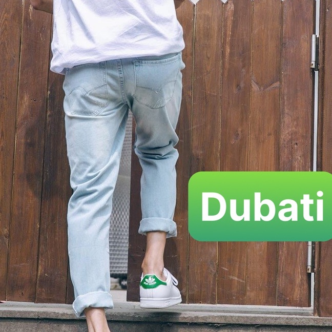 Quần Jeans Nam Xanh Wash Rách Ống Đứng Cáo Cấp Cô Giãn 4 Chiều, Không Nhăn, Không Xù - DB 78- DUBATI FASHION