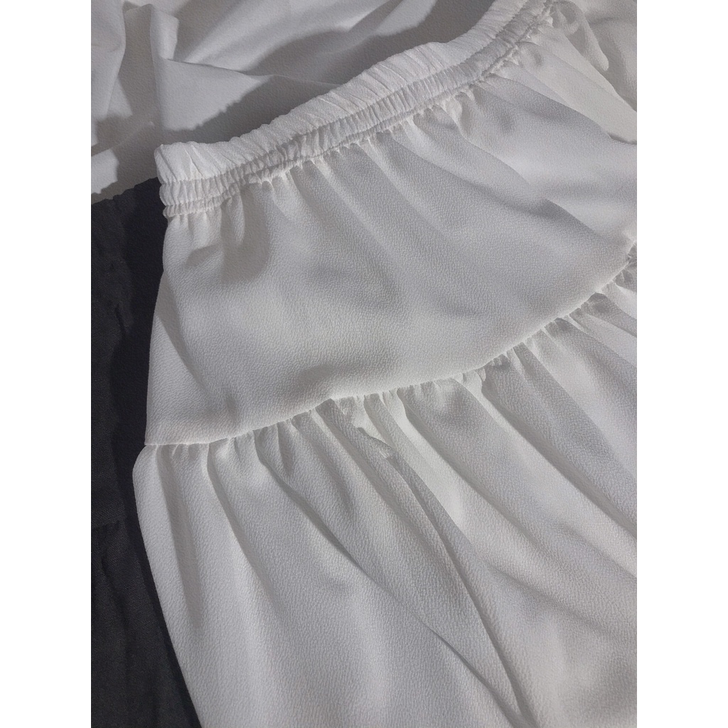 Chân váy midi bốn tầng freesize chất cát hàn mềm mại trẻ trung vintage thiết kế Demuse