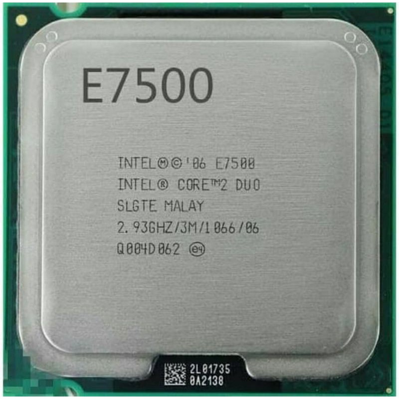 Intel Core Processor 2 Duo E7500 2.9ghz Tray Lga775 + Fan