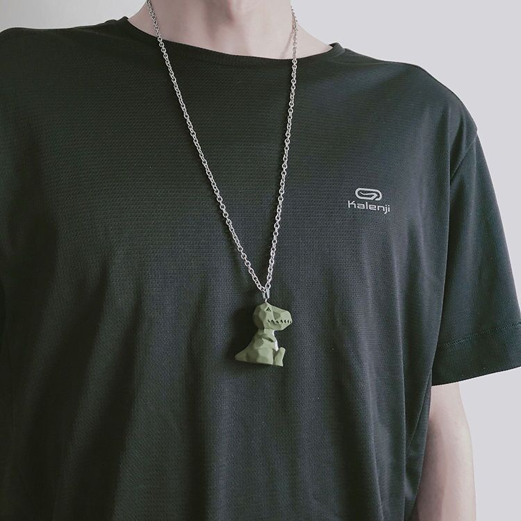 Vòng cổ mặt hình thú hoạt hình đơn giản dễ thương cho nam nữ