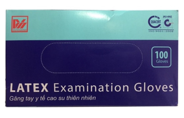 Găng tay Vglove hoặc găng Duy hàng hoặc S Glove ( găng tay cao su y tế )