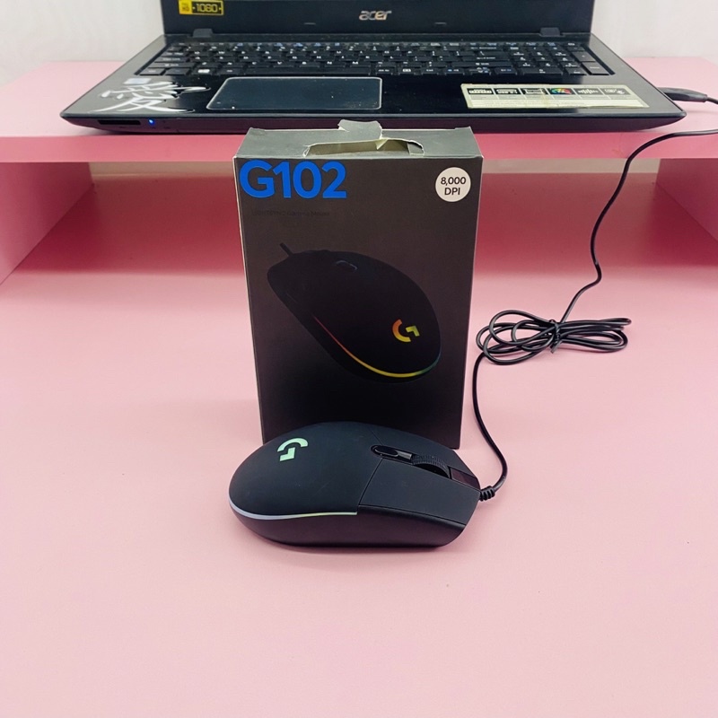 Chuột gaming máy tính có dây LOGITECH G102 siêu mượt lên đến 8000DPI