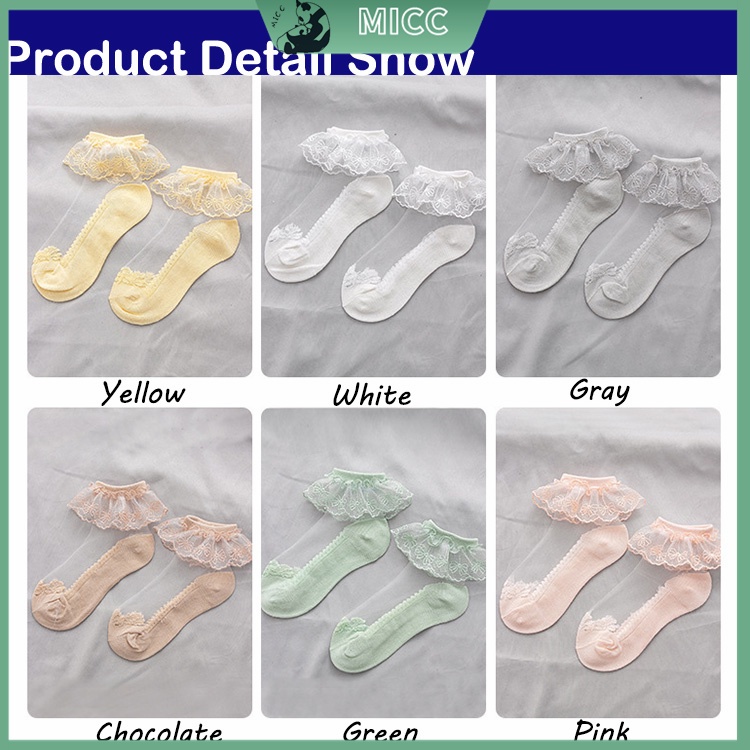 1 đôi vớ ren công chúa cho bé gái 1-13 tuổi