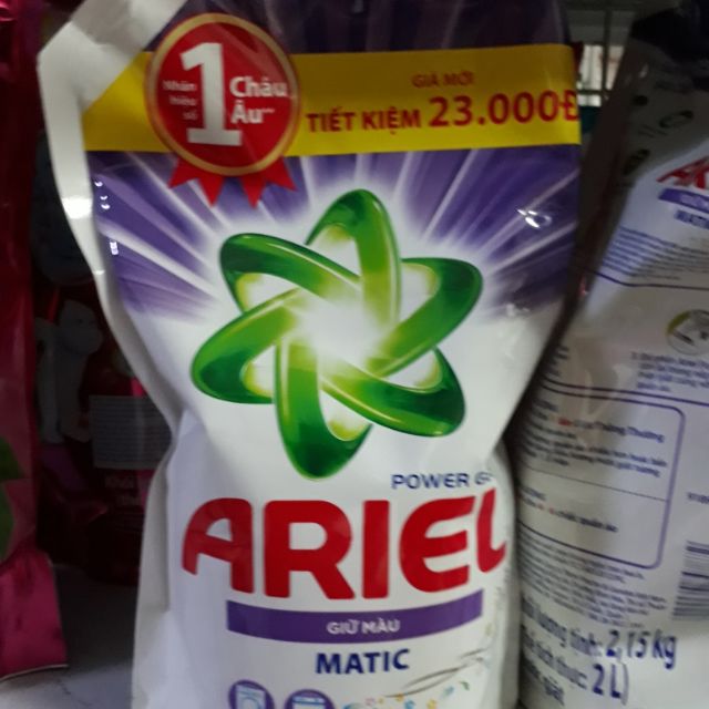 Nước giặt giữ màu Ariel Power Gel 1.4kg