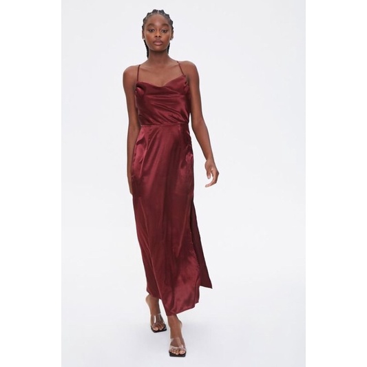 đầm lụa F21 dư xịn - vana shop