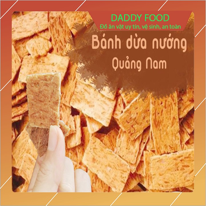 Đặc sản bánh dừa nướng quảng nam thương hiệu quỳnh trân túi 200g hạn sử dụng dài