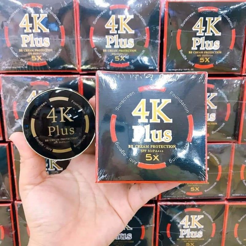 [HOT] Kem nền chốnǥ nắng trắŉg da 4K Plus 5X BB Cream Protection SPF 50 PA+++ Thái Lan