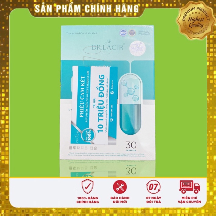 glutathione 600mg, glu 600 viên uống trắng da glutathione 600mg, glu 600 date mới
