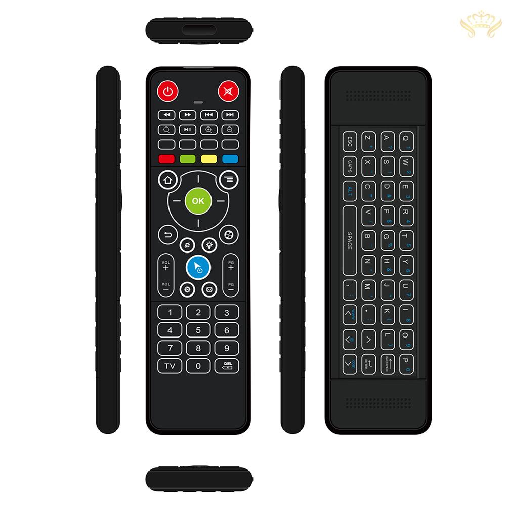 (MỚI) Bàn phím tích hợp chuột bay TZ18 2.4GHz điều khiển cảm ứng 6 trục cho Android TV Box Smart TV PC Laptop