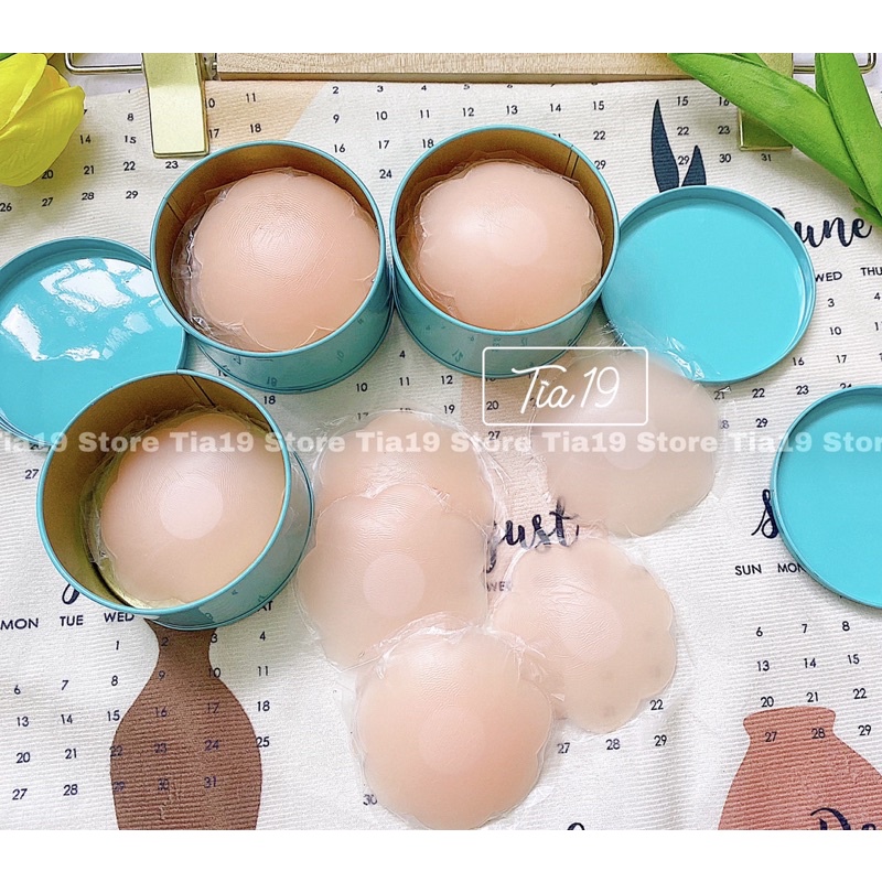 Miếng dán ngực silicon loại 1 Tia19. Tái sử dụng nhiều lần