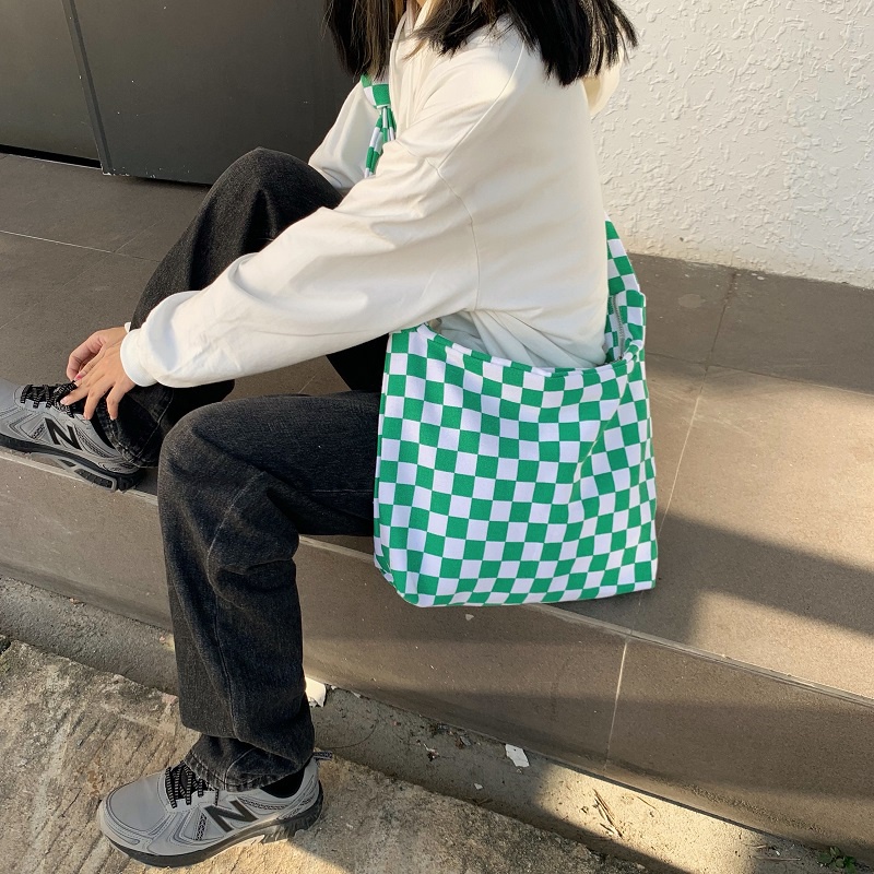 Túi đeo vai bằng vải canvas phong cách đơn giản 19537 | BigBuy360 - bigbuy360.vn